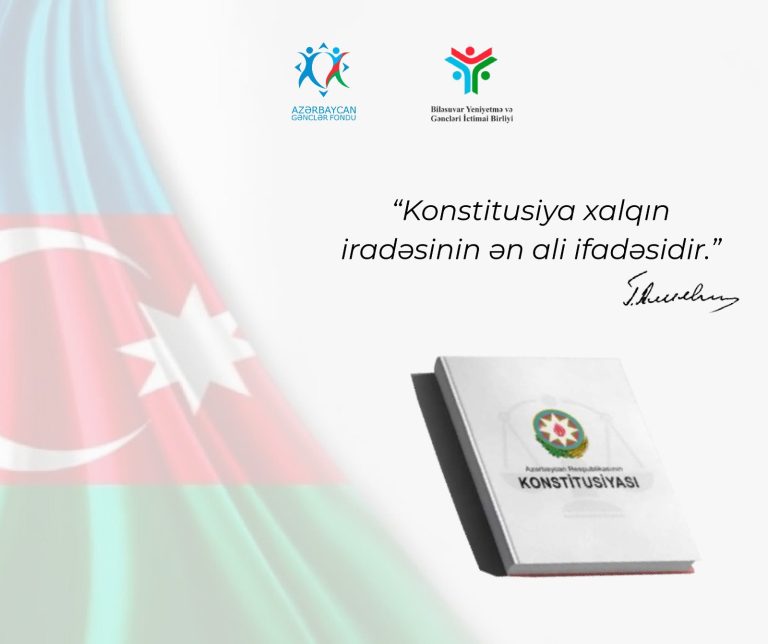 “Heydər Əliyev və Konstitusiyamız: Müstəqil Azərbaycanın Hüquqi Təməli” adlı layihəyə start verilib